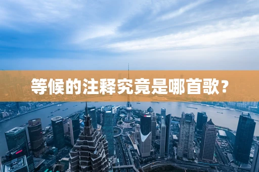 等候的注释究竟是哪首歌？
