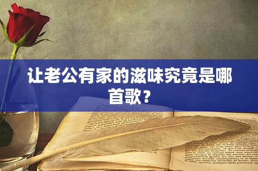 让老公有家的滋味究竟是哪首歌？