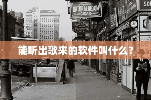 能听出歌来的软件叫什么？
