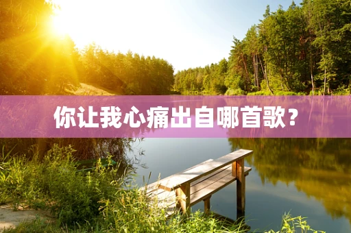 你让我心痛出自哪首歌？