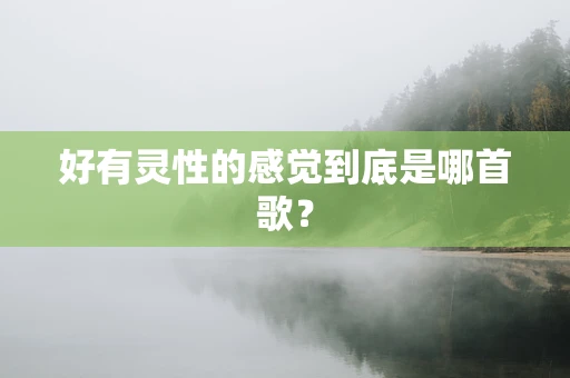 好有灵性的感觉到底是哪首歌？