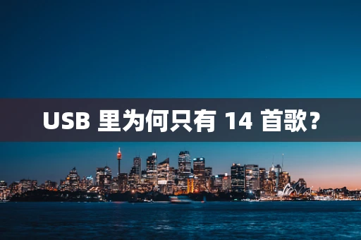 USB 里为何只有 14 首歌？
