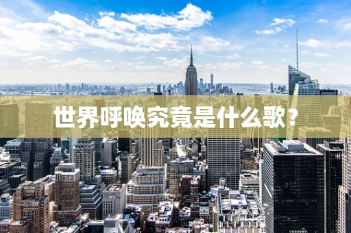 世界呼唤究竟是什么歌？