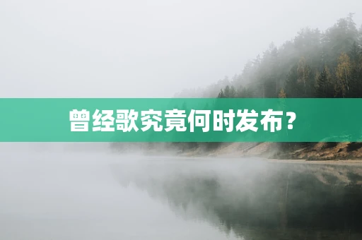 曾经歌究竟何时发布？