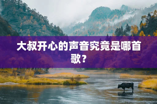 大叔开心的声音究竟是哪首歌？