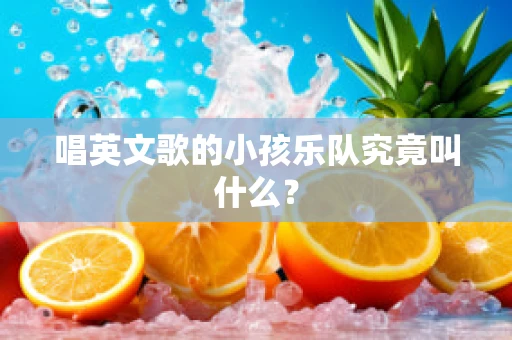 唱英文歌的小孩乐队究竟叫什么？