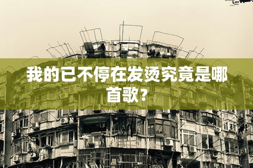 我的已不停在发烫究竟是哪首歌？