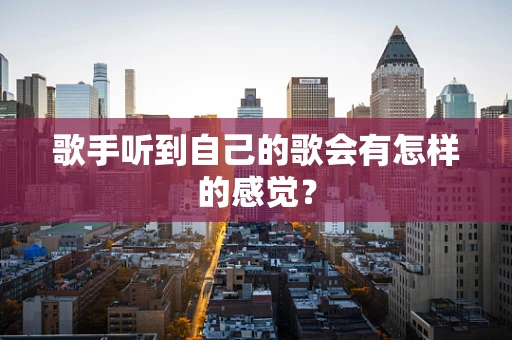 歌手听到自己的歌会有怎样的感觉？