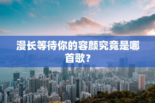 漫长等待你的容颜究竟是哪首歌？