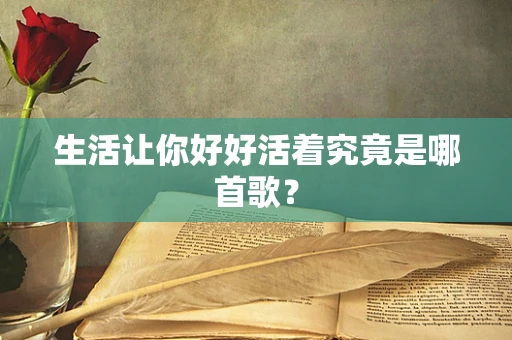 生活让你好好活着究竟是哪首歌？