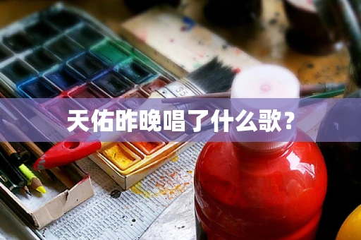 天佑昨晚唱了什么歌？
