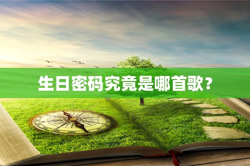 生日密码究竟是哪首歌？