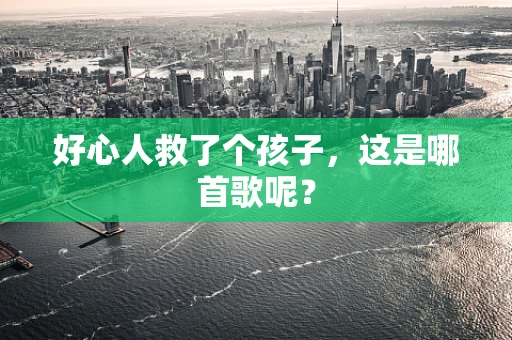 好心人救了个孩子，这是哪首歌呢？