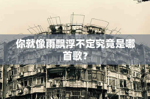 你就像雨飘浮不定究竟是哪首歌？