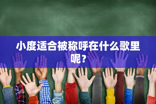 小度适合被称呼在什么歌里呢？