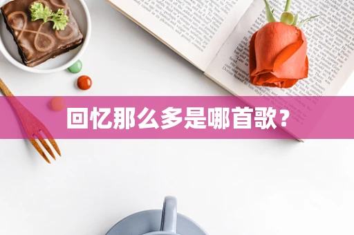 回忆那么多是哪首歌？