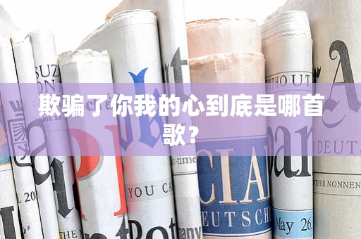 欺骗了你我的心到底是哪首歌？