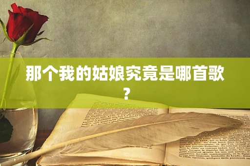 那个我的姑娘究竟是哪首歌？