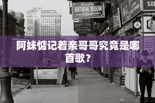阿妹惦记着亲哥哥究竟是哪首歌？