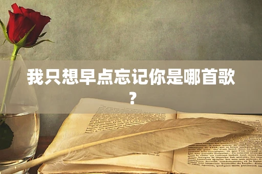 我只想早点忘记你是哪首歌？
