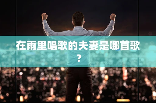 在雨里唱歌的夫妻是哪首歌？