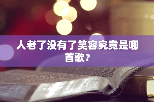 人老了没有了笑容究竟是哪首歌？