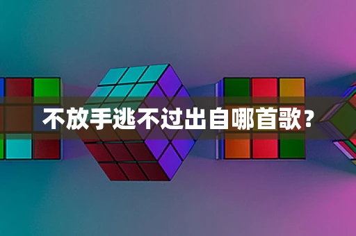 不放手逃不过出自哪首歌？