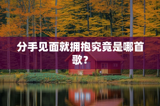 分手见面就拥抱究竟是哪首歌？