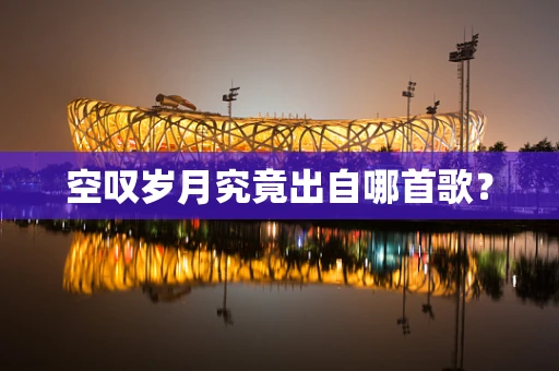 空叹岁月究竟出自哪首歌？