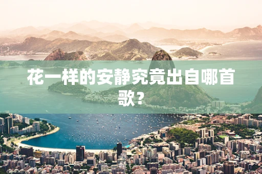 花一样的安静究竟出自哪首歌？