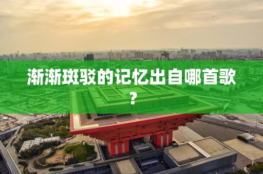 渐渐斑驳的记忆出自哪首歌？
