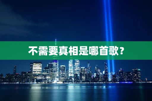 不需要真相是哪首歌？
