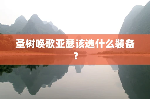 圣树唤歌亚瑟该选什么装备？