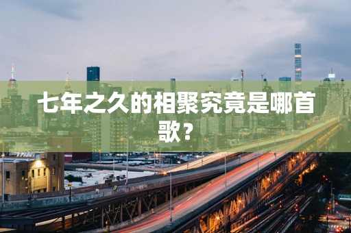 七年之久的相聚究竟是哪首歌？
