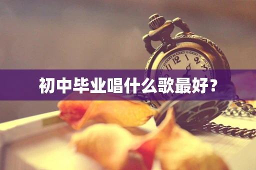 初中毕业唱什么歌最好？
