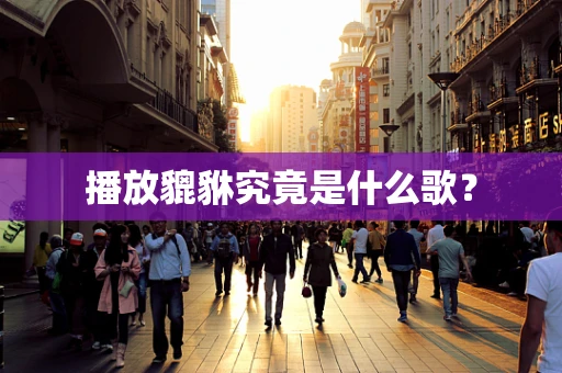 播放貔貅究竟是什么歌？