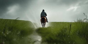 冒雨在草原上骑马出自哪首歌？