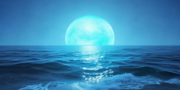 蓝色的太阳和大海出自哪首歌？