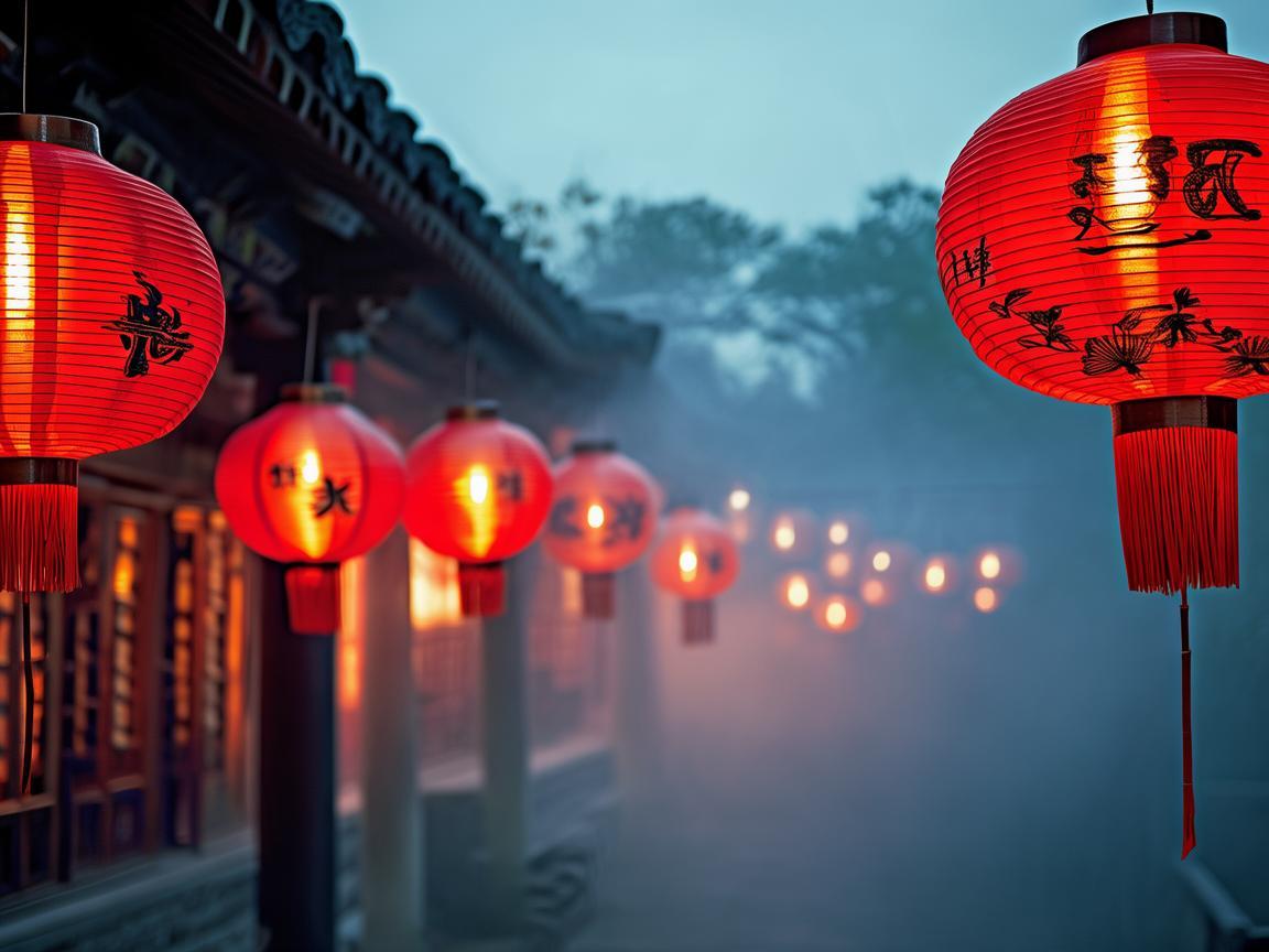 门前的大红灯笼出自哪首歌？